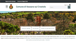 Desktop Screenshot of comune.vezzano-sul-crostolo.re.it